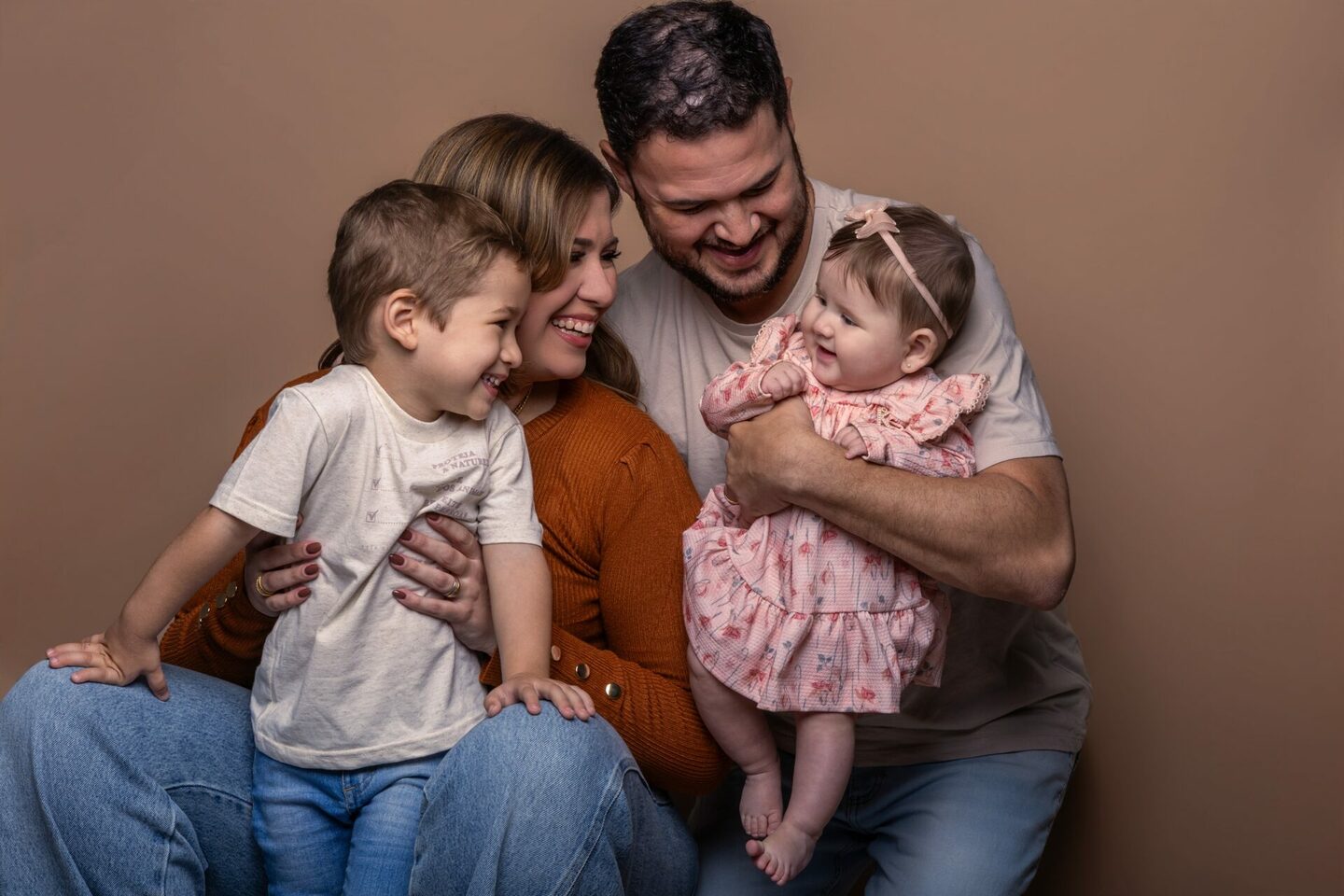 Ensaio de Família em Estúdio Bauru
